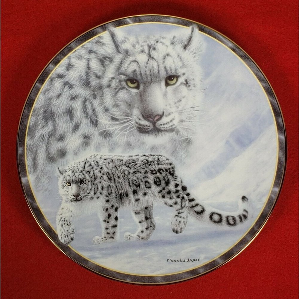 Charles Frac'e: Soul of the Wild Collectors Plate "Gray‎ Ghost" MIB +COA